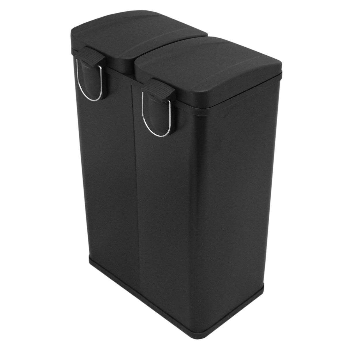 60L Dual Pedal Bin In Black