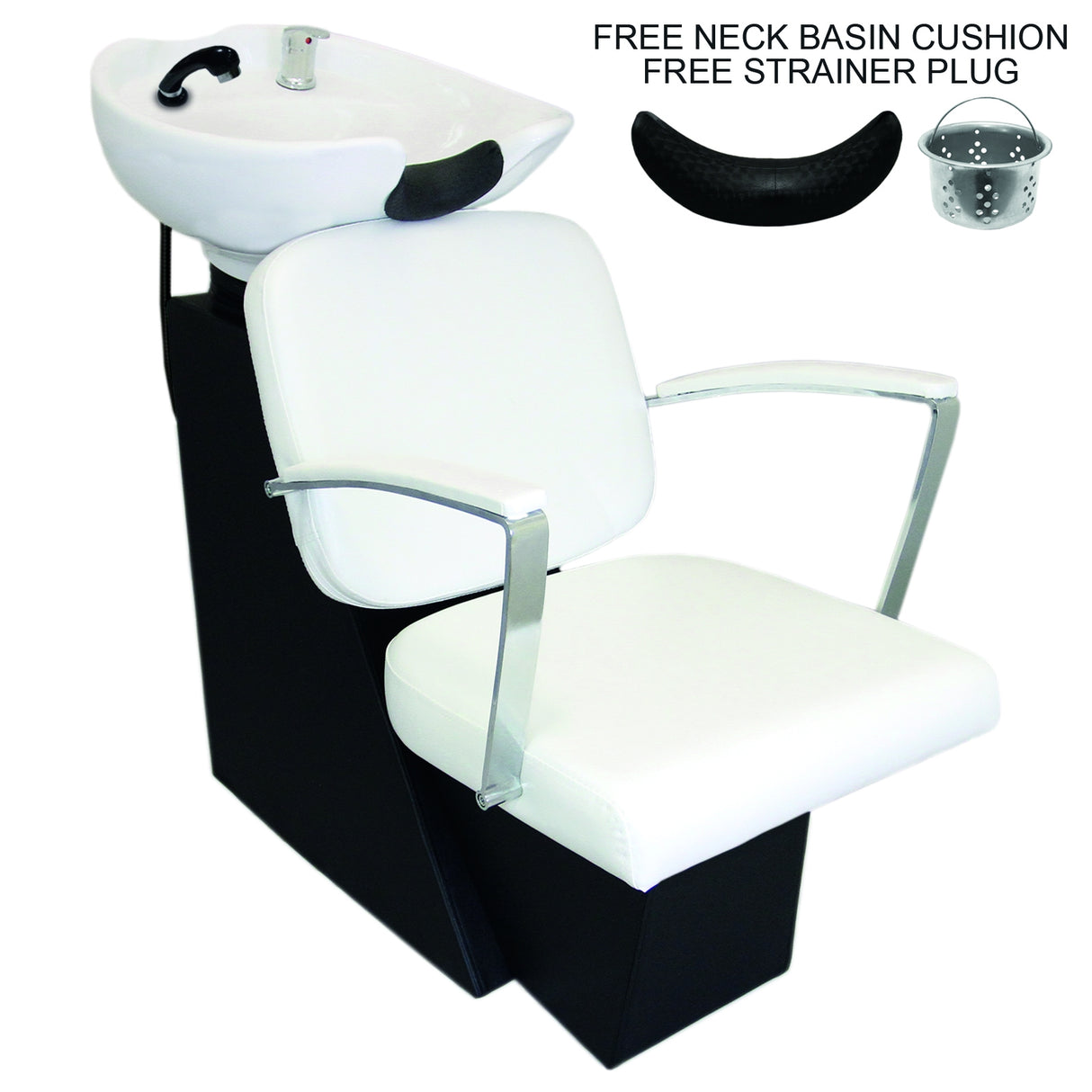 Salon Backwash Chair White