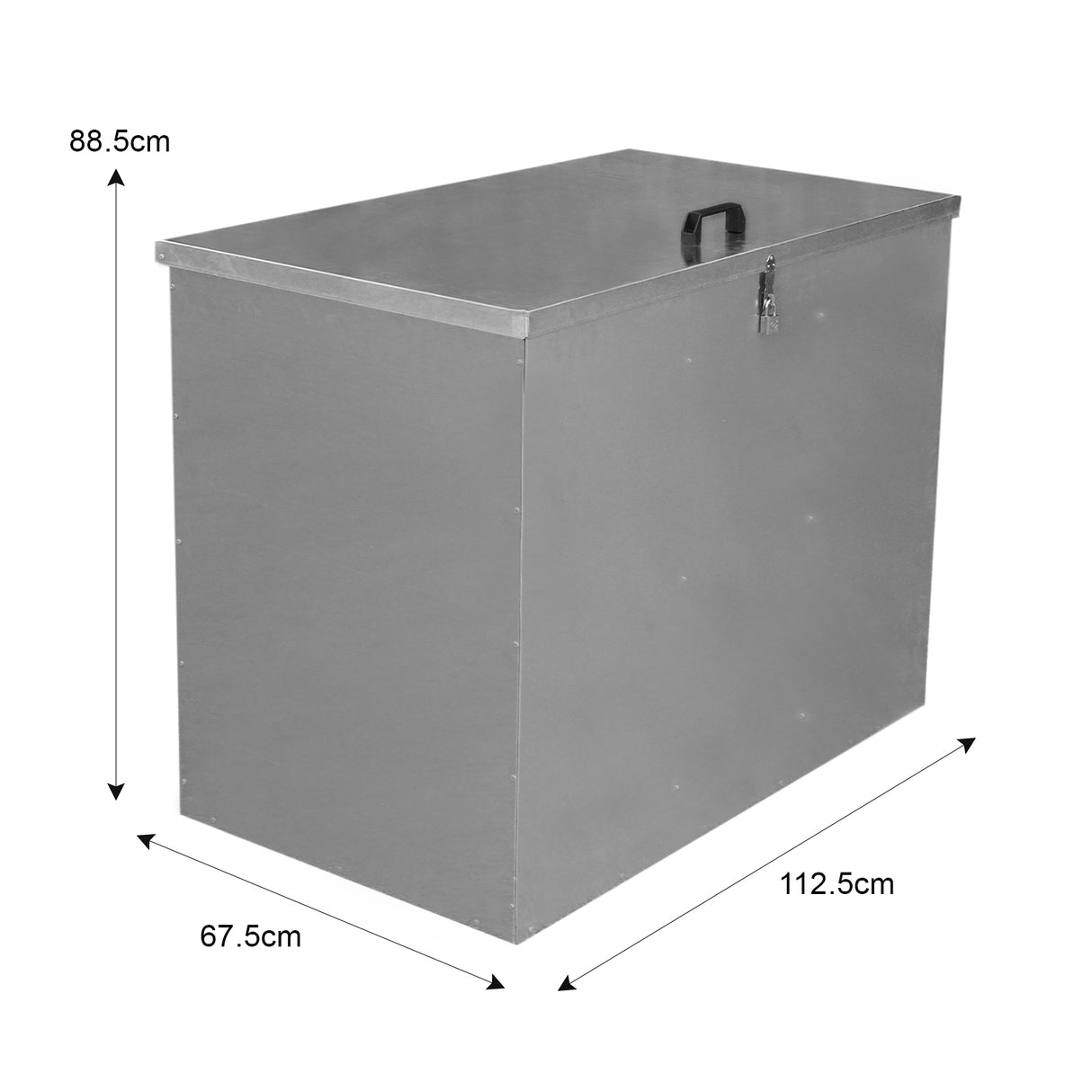 Galvanised Feed Store 3 Compartments