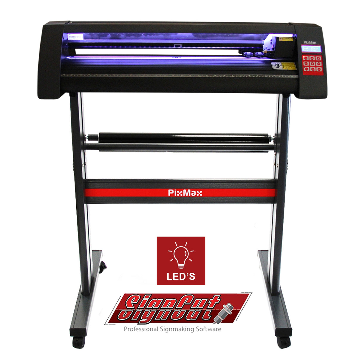 720 Vinyl Cutter with Stand, Signcut pro & LED Light Guide