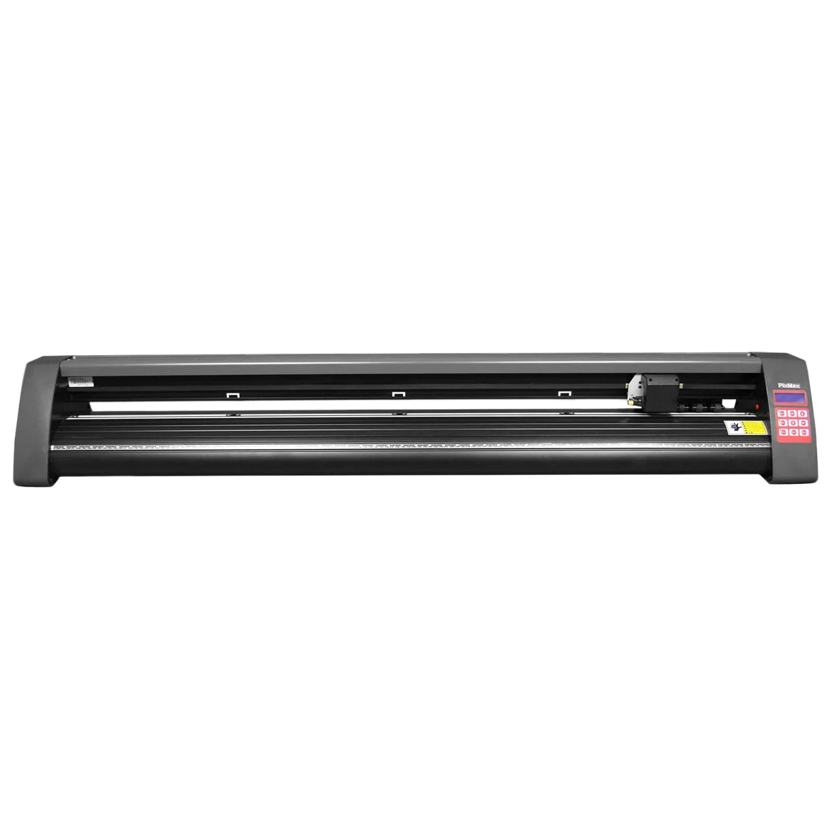 1350 vinyl cutter with sleek black design, sturdy stand, integrated LED light guide, and precision cutting features
