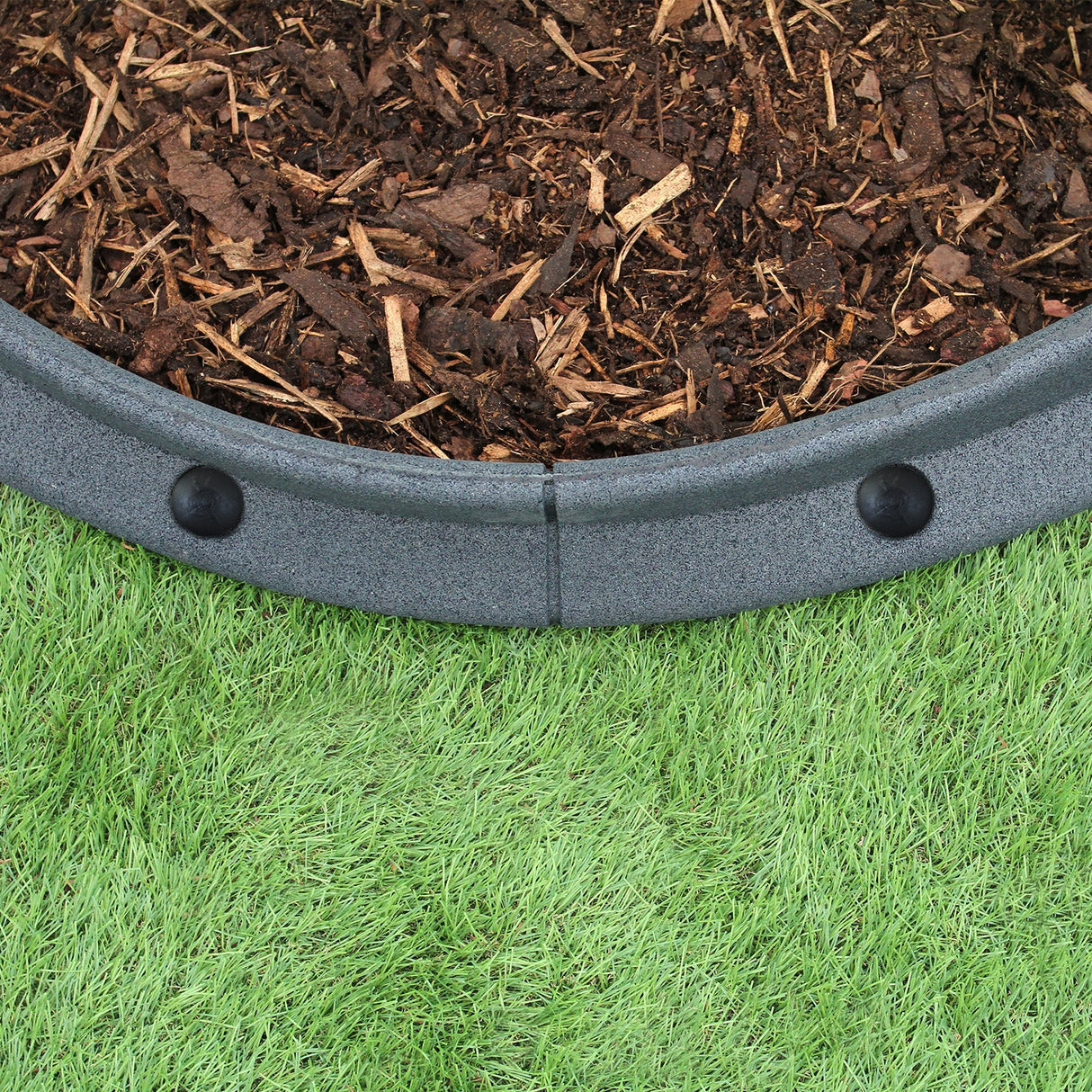 Flexible Lawn Edging Grey 1.2m x 18
