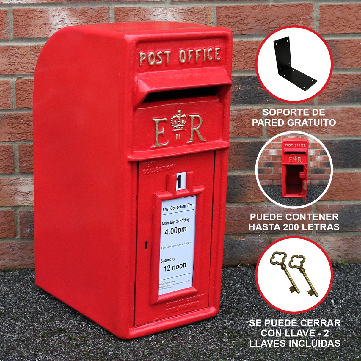 Red Royal Mail Post Box