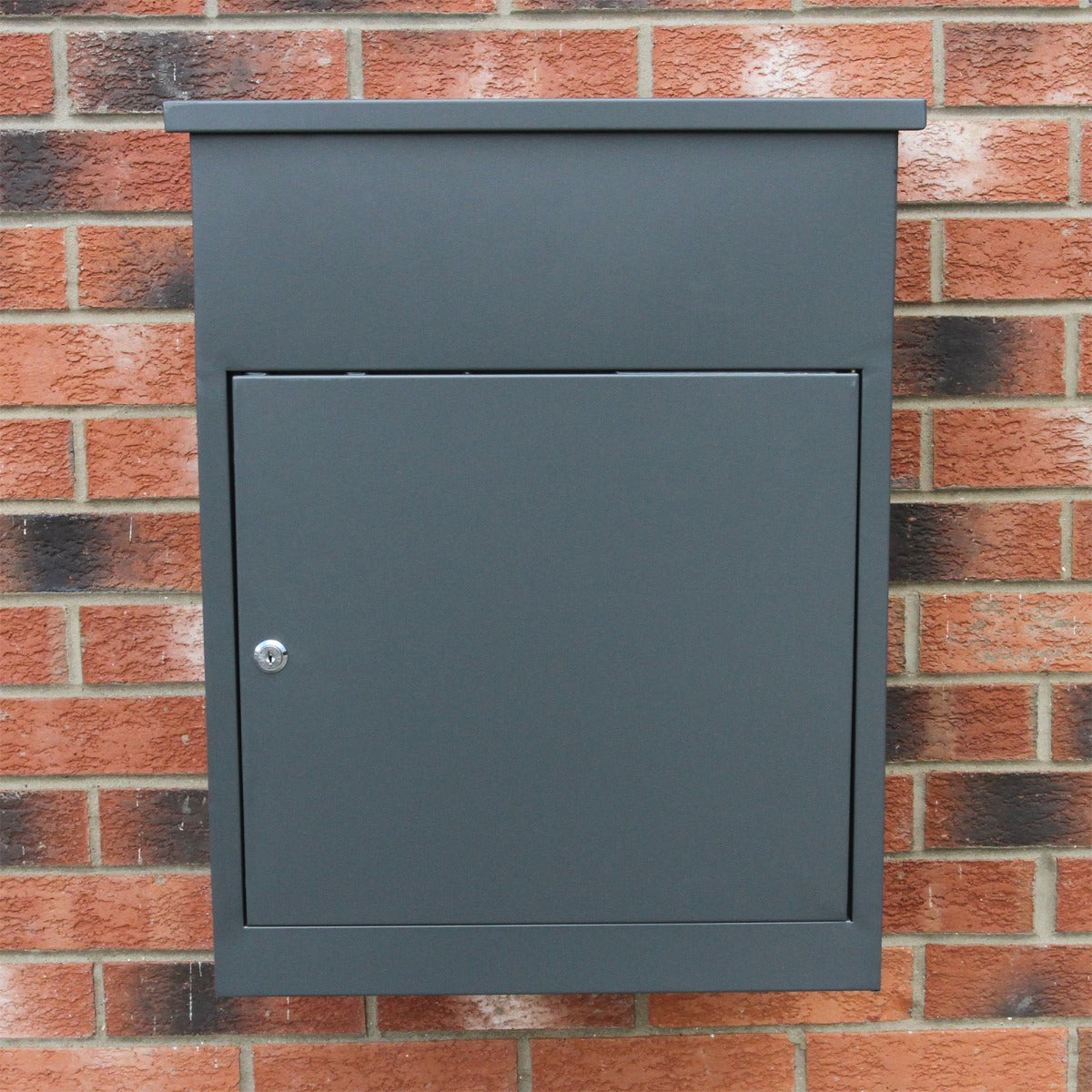 Grey Parcel Post Box