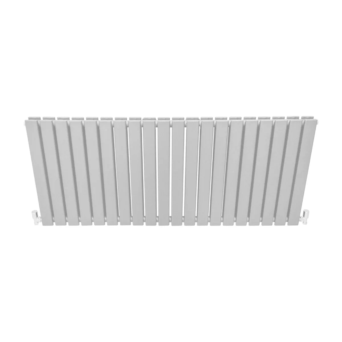 Gloss white designer flat panel radiator, 600mm x 1400mm, featuring sleek lines and a smooth finish, ideal for modern interiors