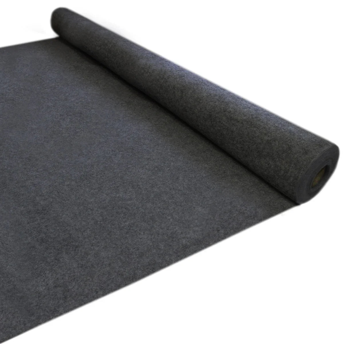 Anthracite grey van carpet lining roll, featuring a soft, textured surface ideal for vehicle interiors and sound insulation