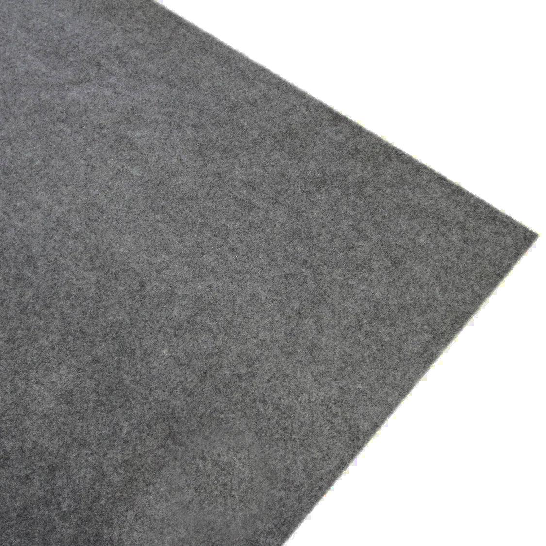 Smoke grey van carpet lining with a soft, textured surface, designed for a perfect fit and enhanced interior aesthetics