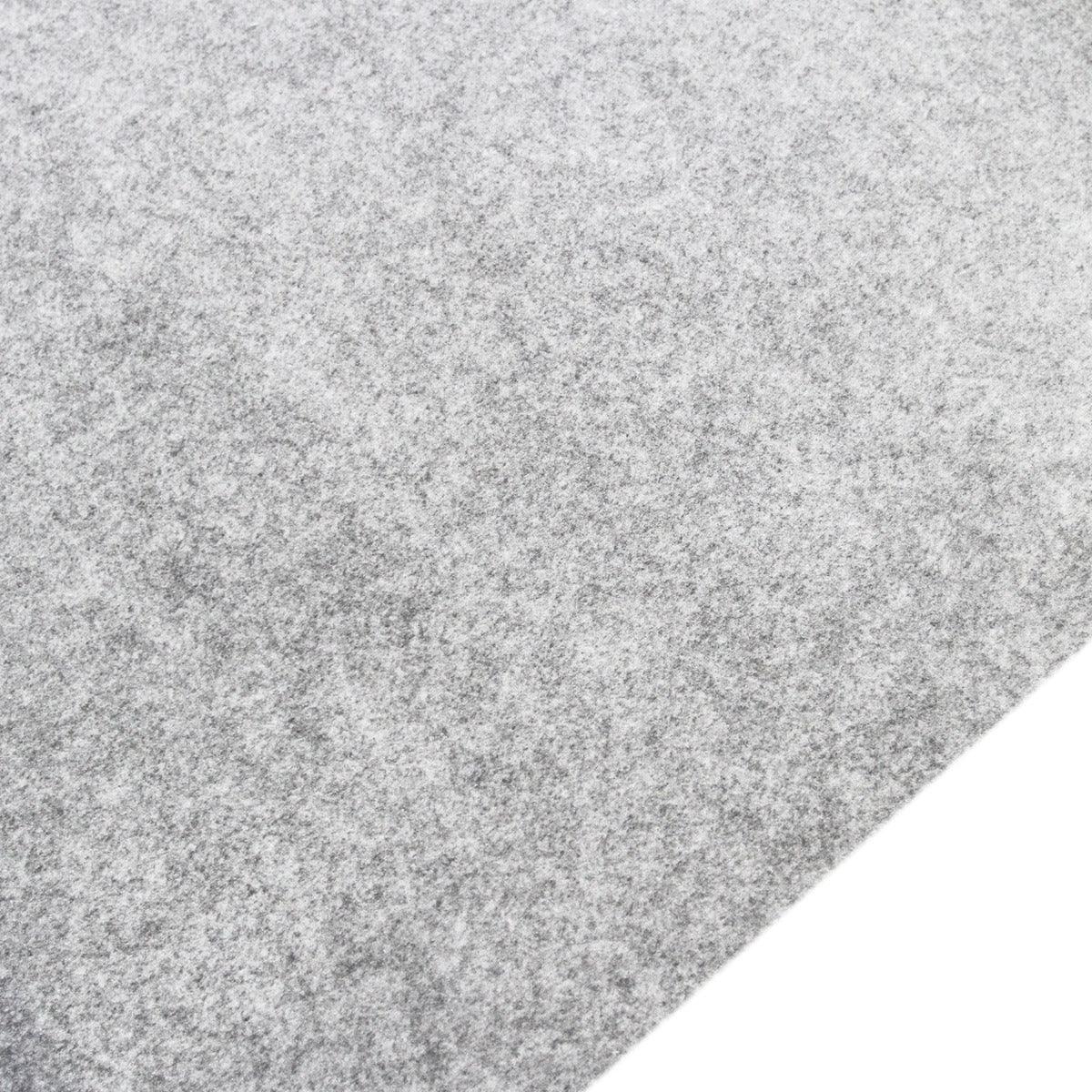 Soft, textured silver grey van carpet lining, ideal for enhancing vehicle interiors with a durable and stylish finish