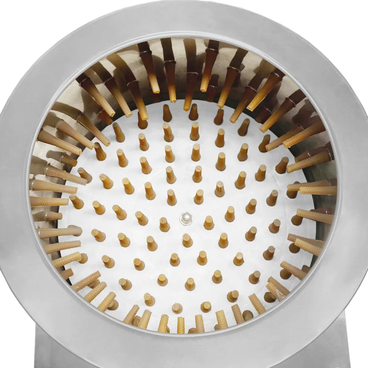 KuKoo Poultry Plucker Machine with a 60cm stainless steel drum featuring rubber fingers for efficient feather removal