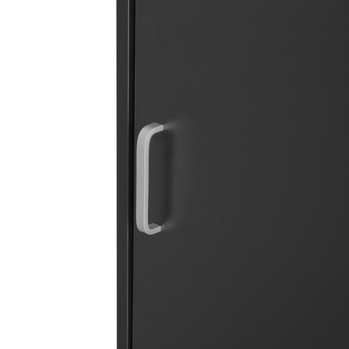 Black Wooden Litter Bin & Tray Stand