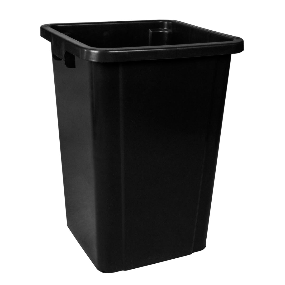 Black Wooden Litter Bin & Tray Stand