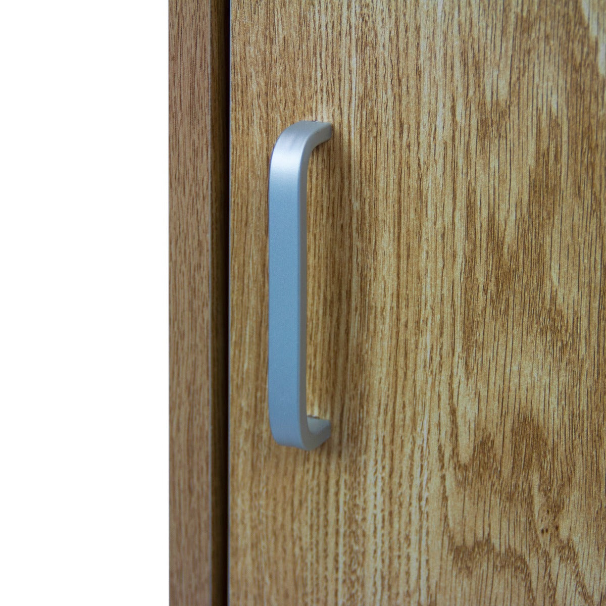 Light Oak Wooden Litter Bin & Tray Stand