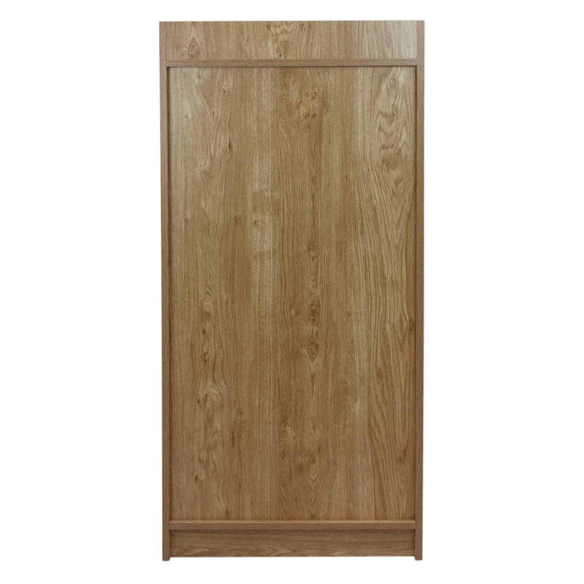 Light oak wooden litter bin and tray stand featuring a smooth, natural wood grain finish and a sleek, minimalist design