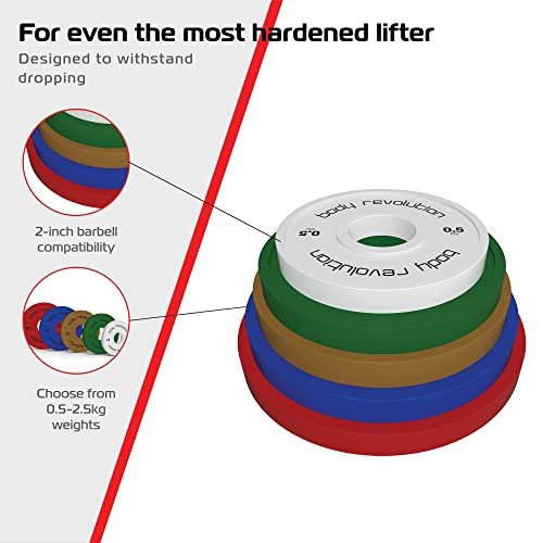 Full Set Fractional Bumper Plates