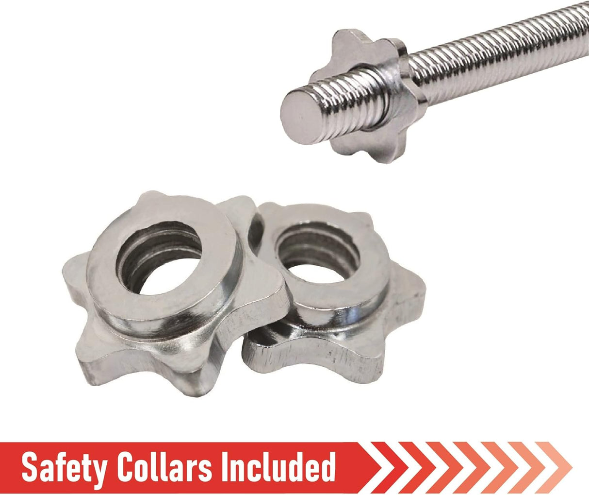 Body Revolution Straight Barbell Bar - 1" Standard 1.4m