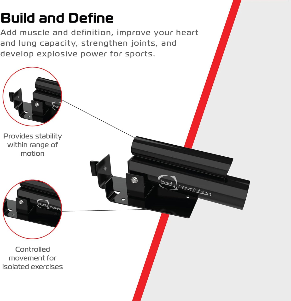 T-Bar Row Landmine Grappler Attachment for 1 & 2 inch Olympic Bars