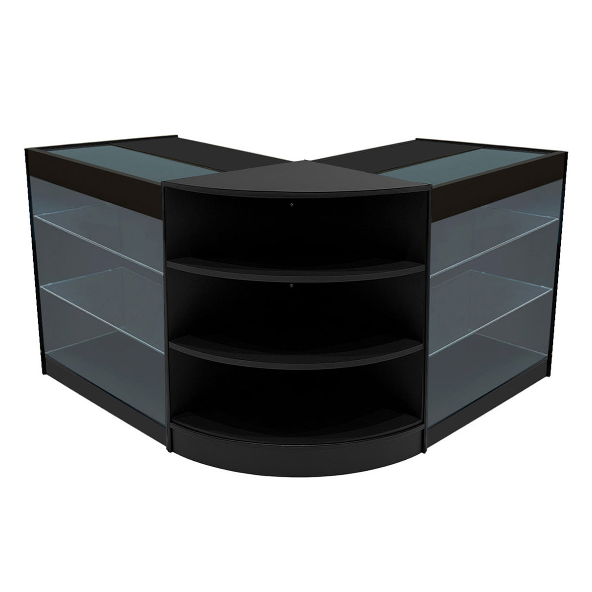 Apollo LED Shop Counter Set LM60 & 2 x K900 - Black