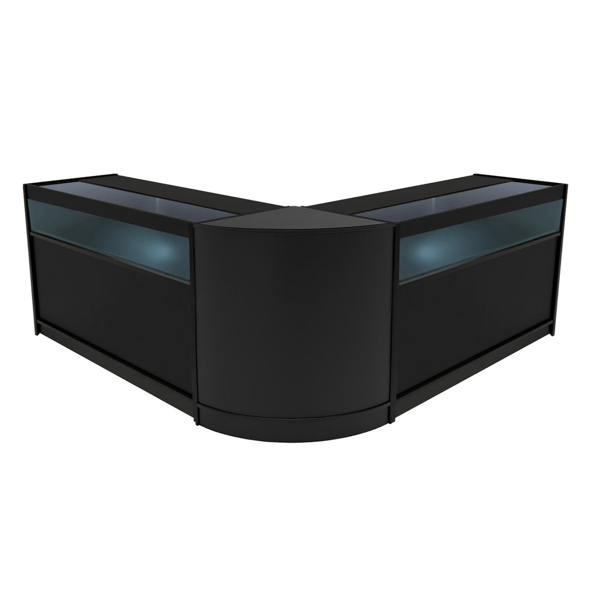 Iris LED Shop Counter Set CM60 & 2 x B1500 - Black