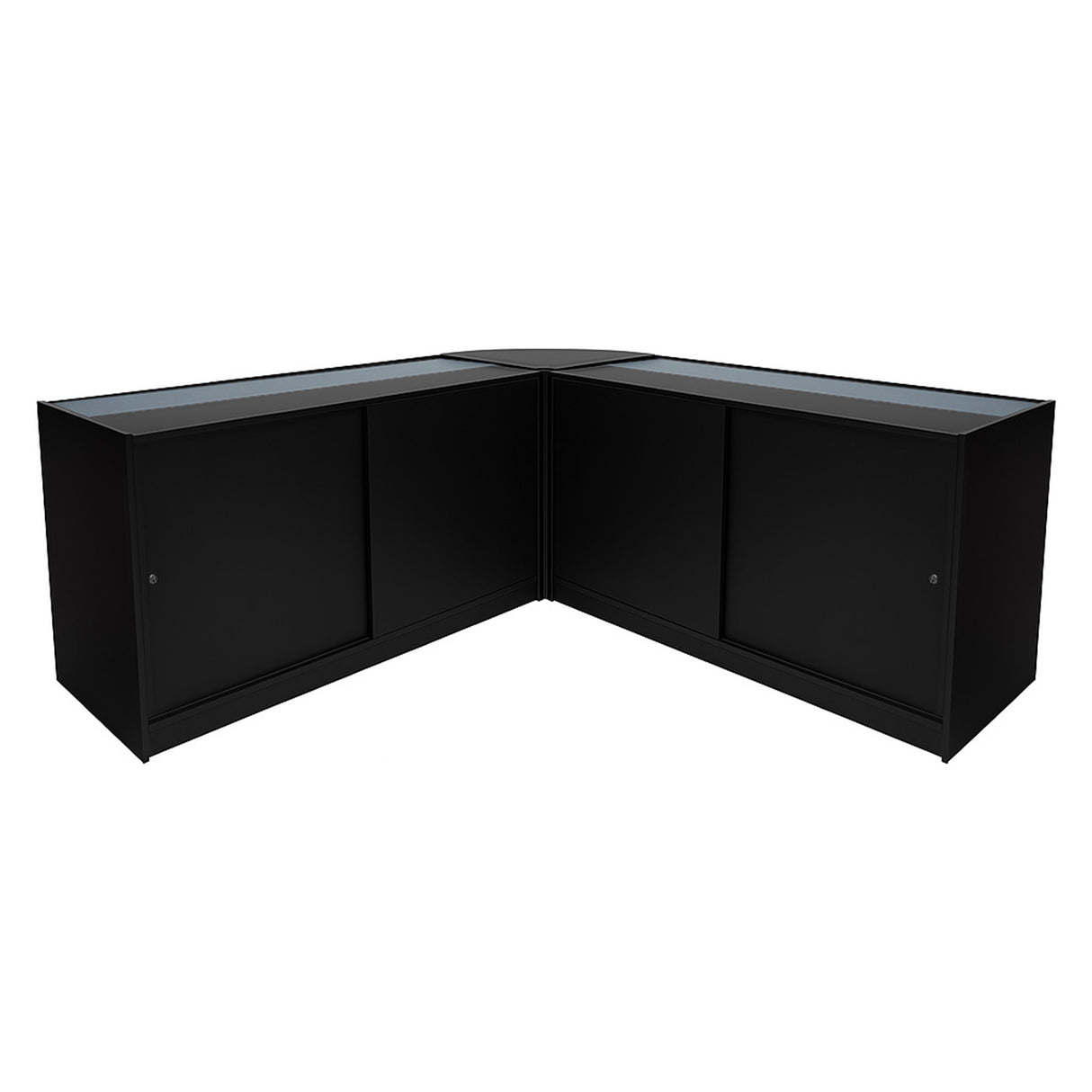 Adonis LED Shop Counter Set B1500, C1500 & CM60 - Black