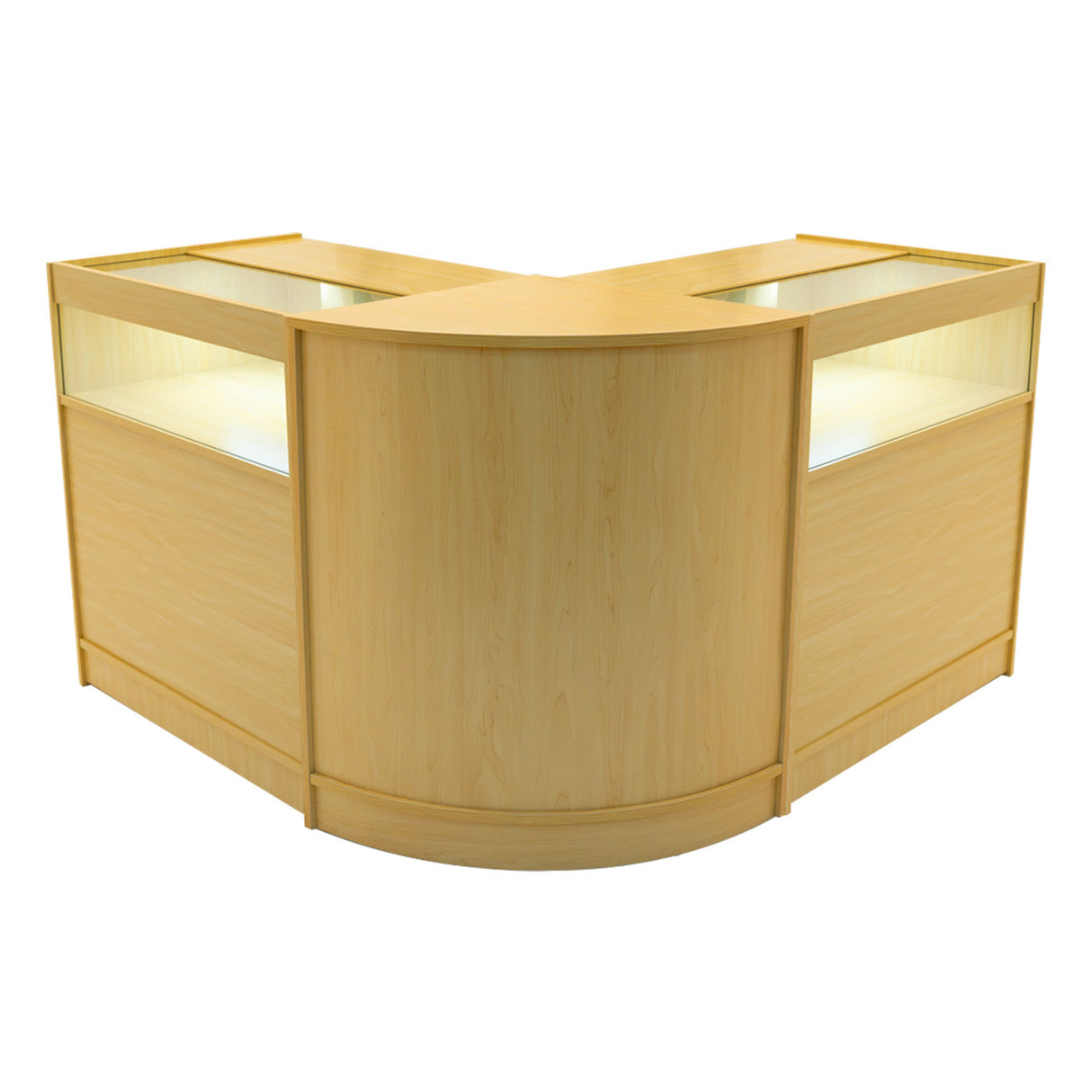 Iris LED Shop Counter Set CM60 & 2 x B900 - Maple