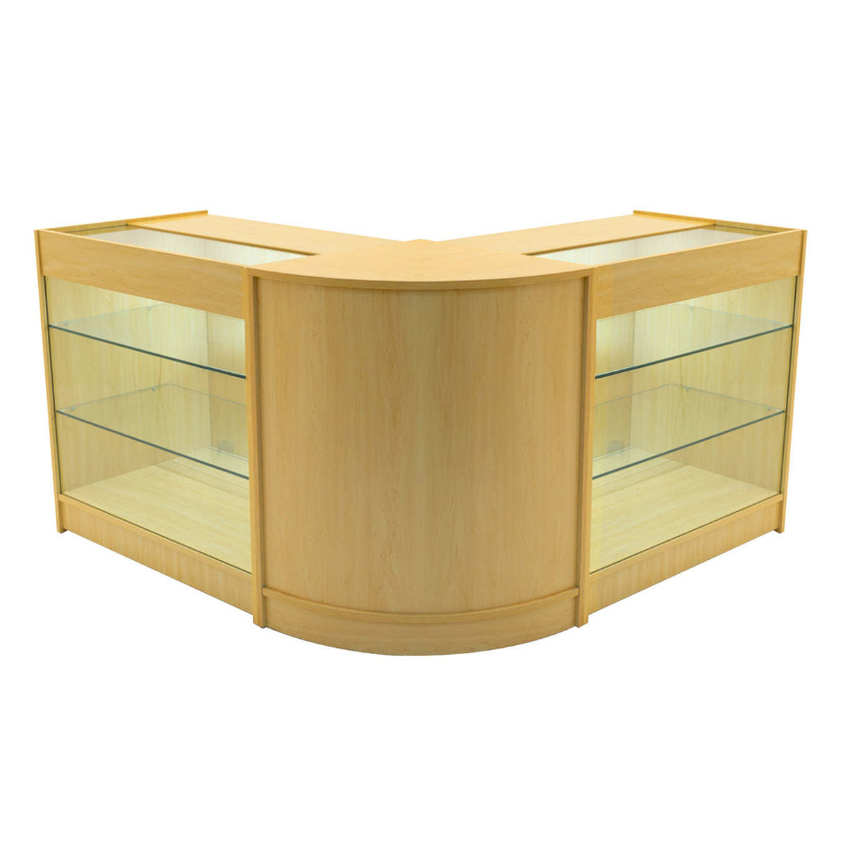 Helios LED Shop Counter Set CM60 & 2 x K900 - Maple