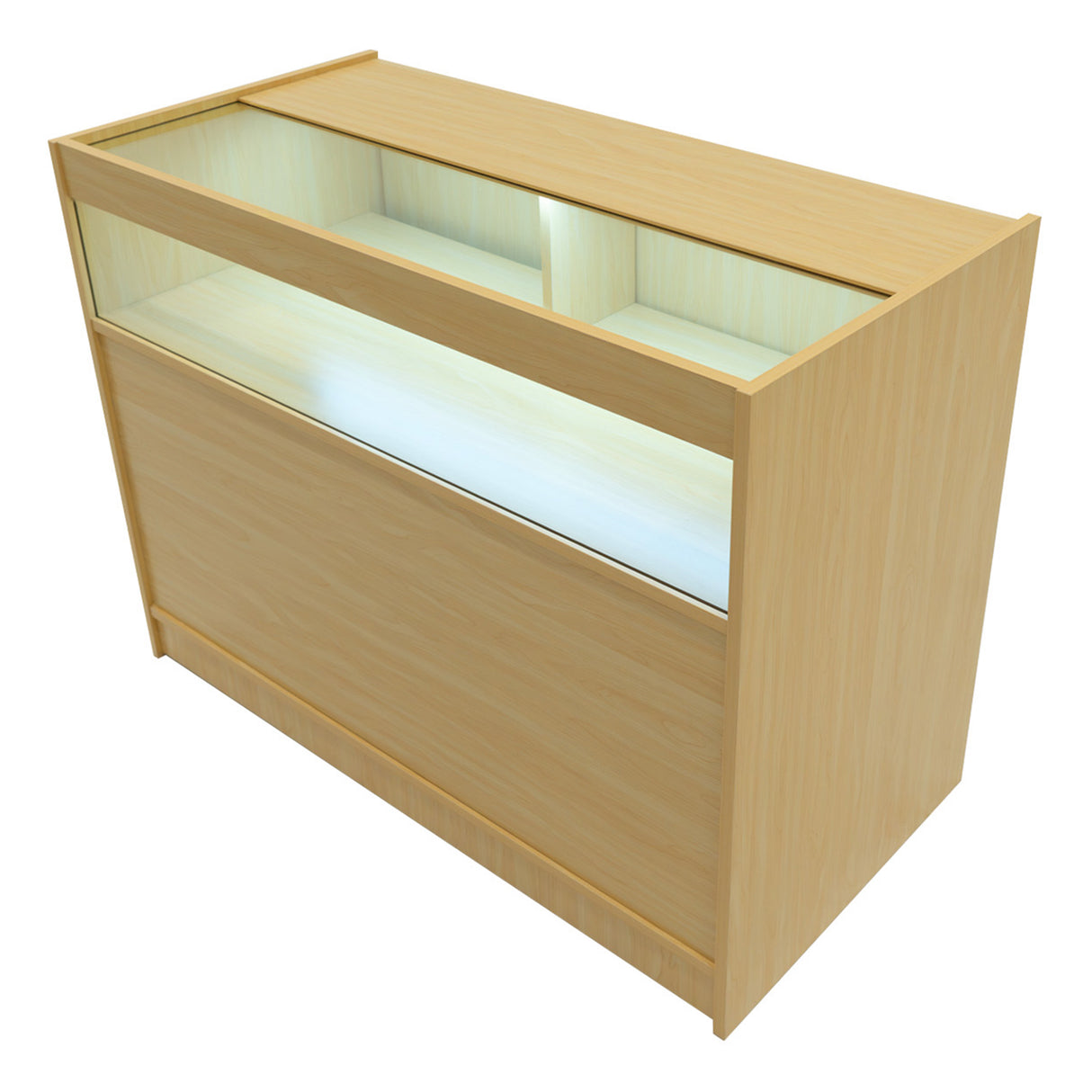 Adonis LED Shop Counter Set B1200, C1200 & CM60 - Maple