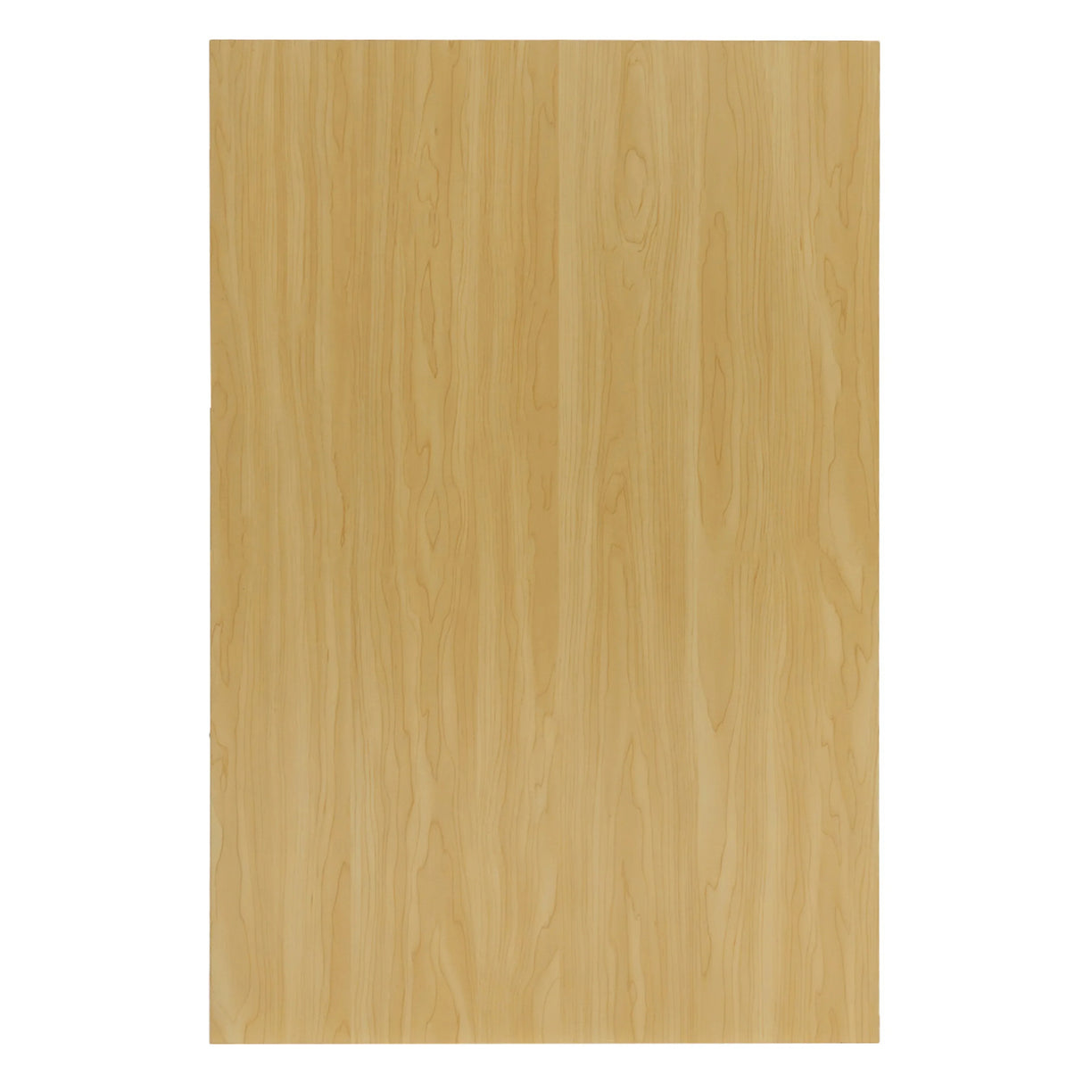 Maple wood countertop with a smooth, light finish, showcasing natural grain patterns, designed for the Adonis LED Shop Counter Set
