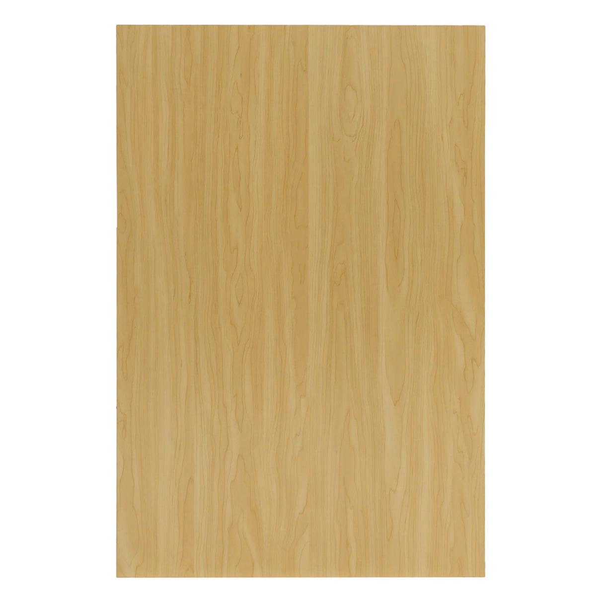 Maple countertop surface for Hera LED Shop Counter Set, featuring a smooth, natural wood grain texture and light golden hue