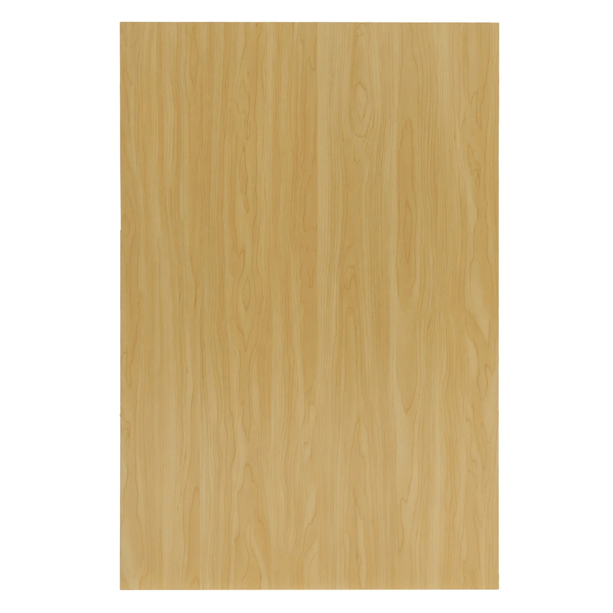 Maple countertop surface of the Andromeda LED Shop Counter Set, showcasing a smooth, light wood grain texture with a natural finish