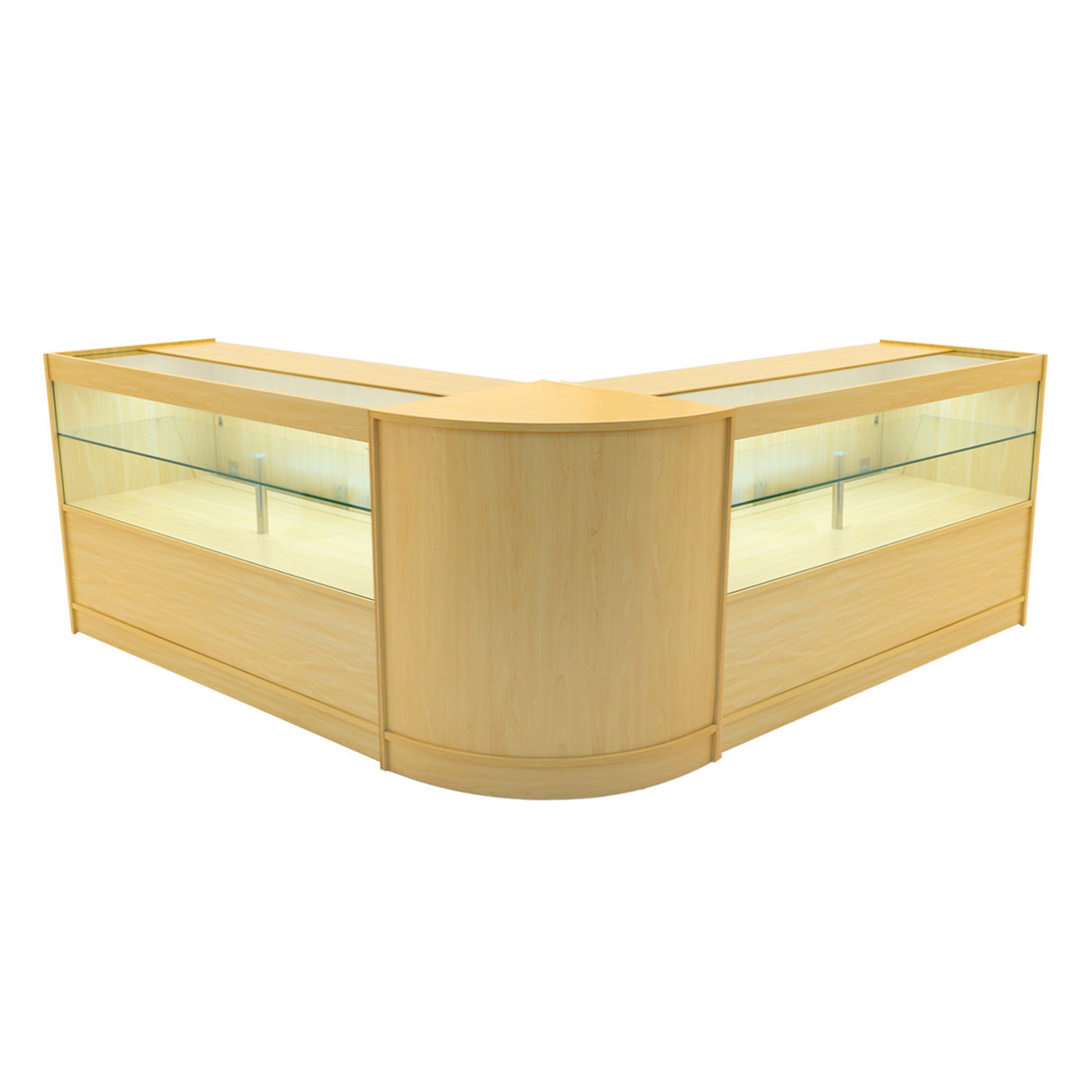 Selene LED Shop Counter Set CM60 & 2 x C1500 - Maple