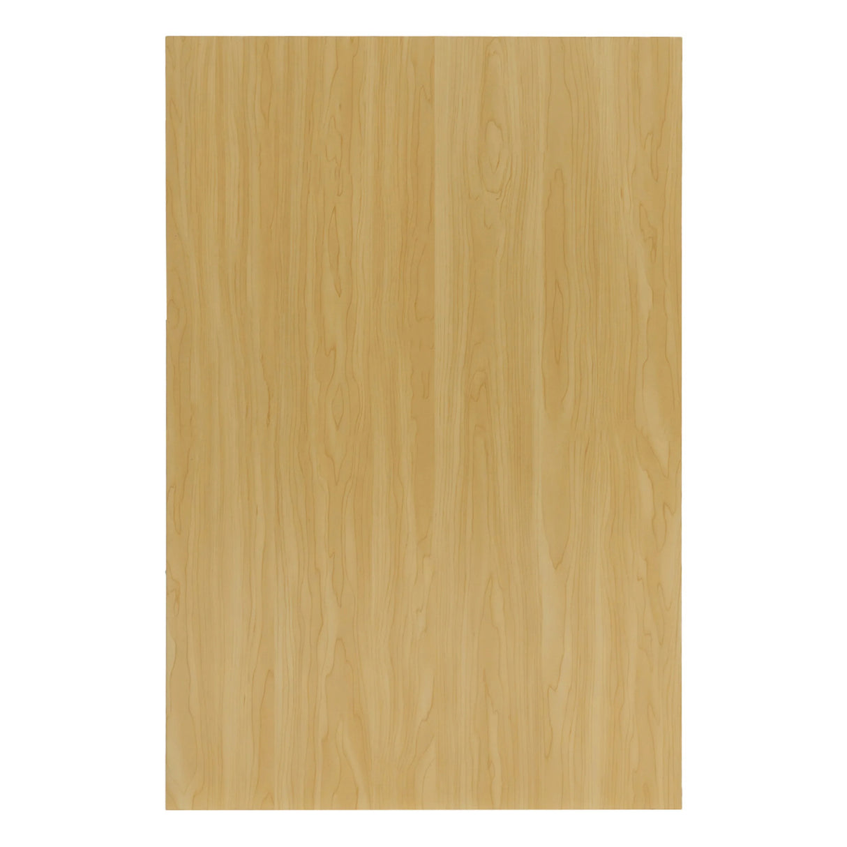 Maple countertop surface of the Apollo LED Shop Counter Set, featuring a smooth, light wood grain texture and natural finish