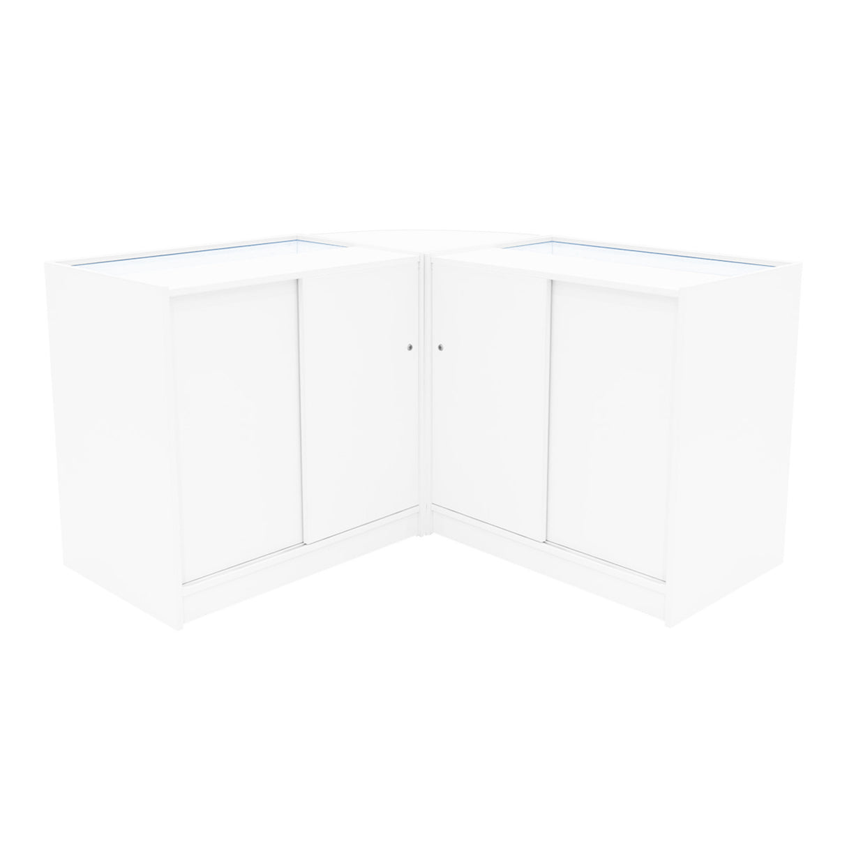 Helios LED Shop Counter Set CM60 & 2 x K900 - White