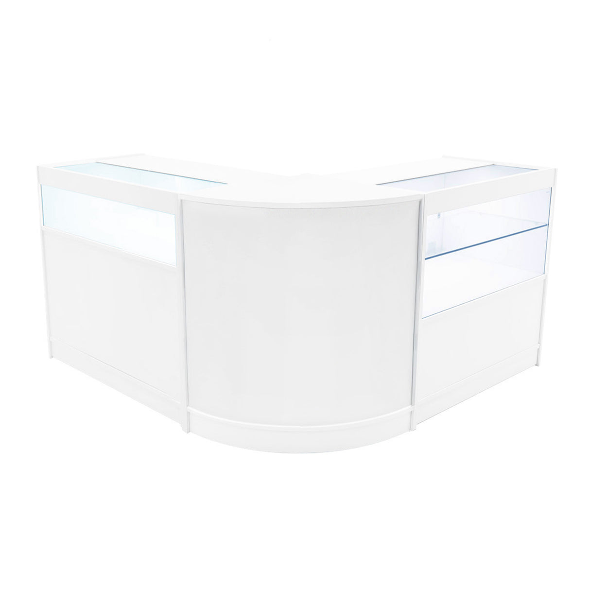 Adonis LED Shop Counter Set B900, C900 & CM60 - White