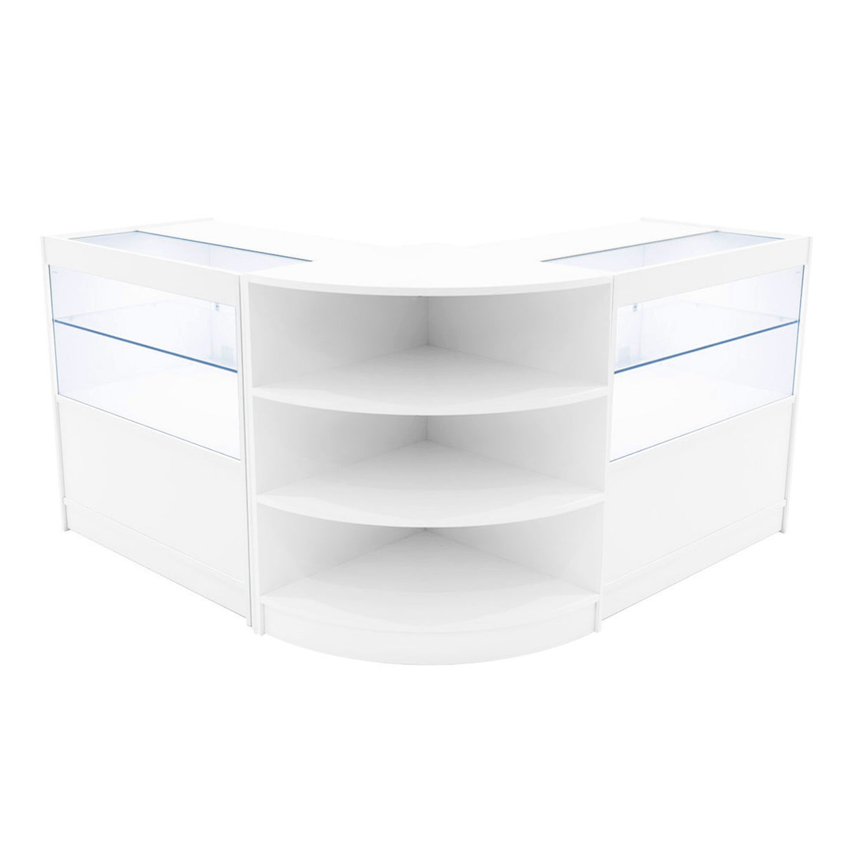Andromeda LED Shop Counter Set LM60 & 2 x C900 - White