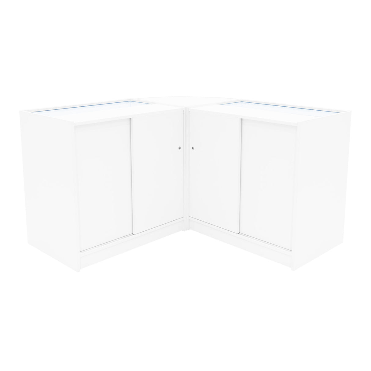 Andromeda LED Shop Counter Set LM60 & 2 x C900 - White