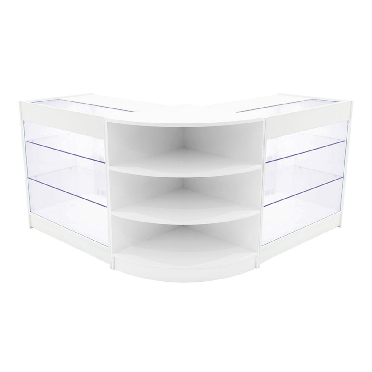 Apollo LED Shop Counter Set LM60 & 2 x K900 - White