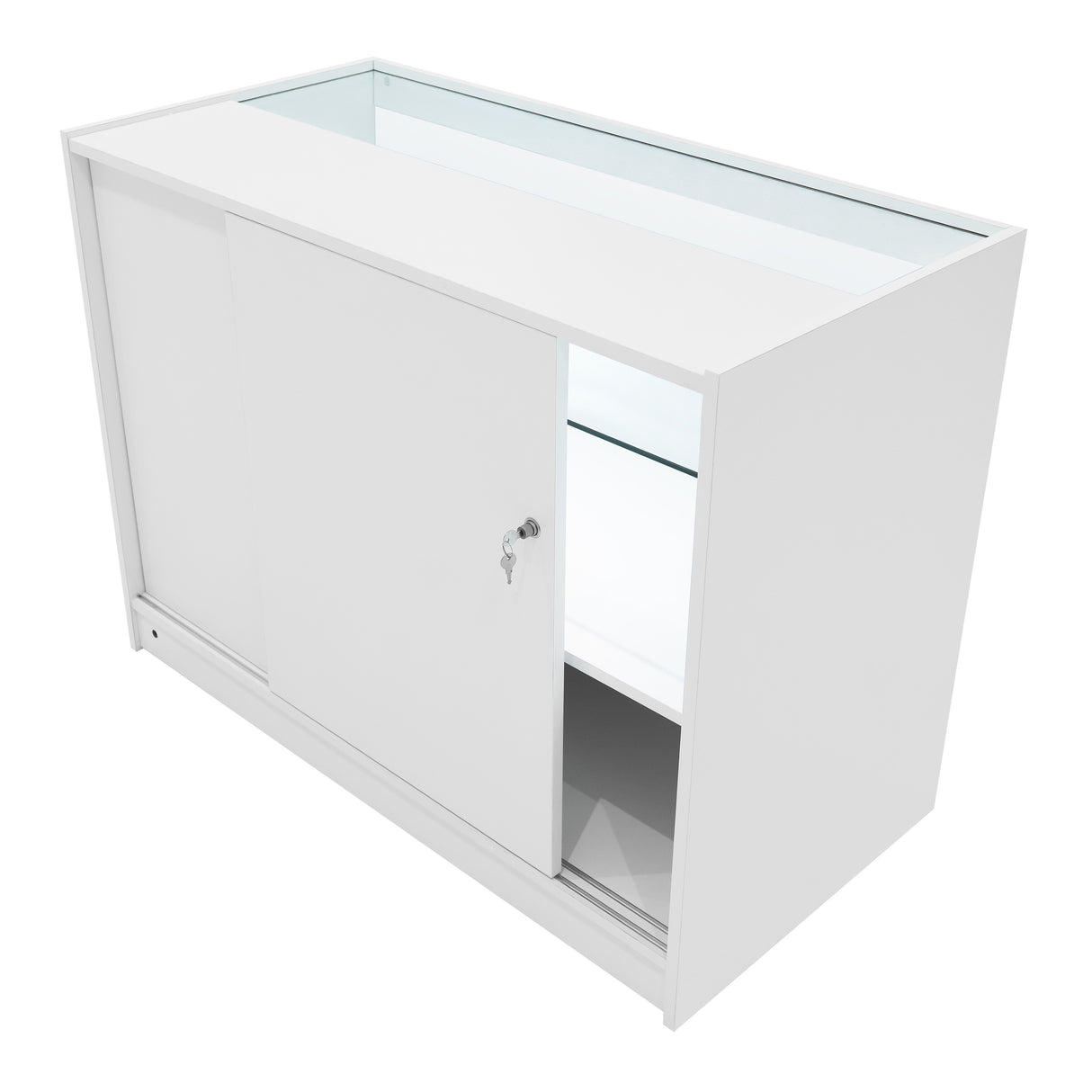Andromeda LED Shop Counter Set LM60 & 2 x C1200 - White