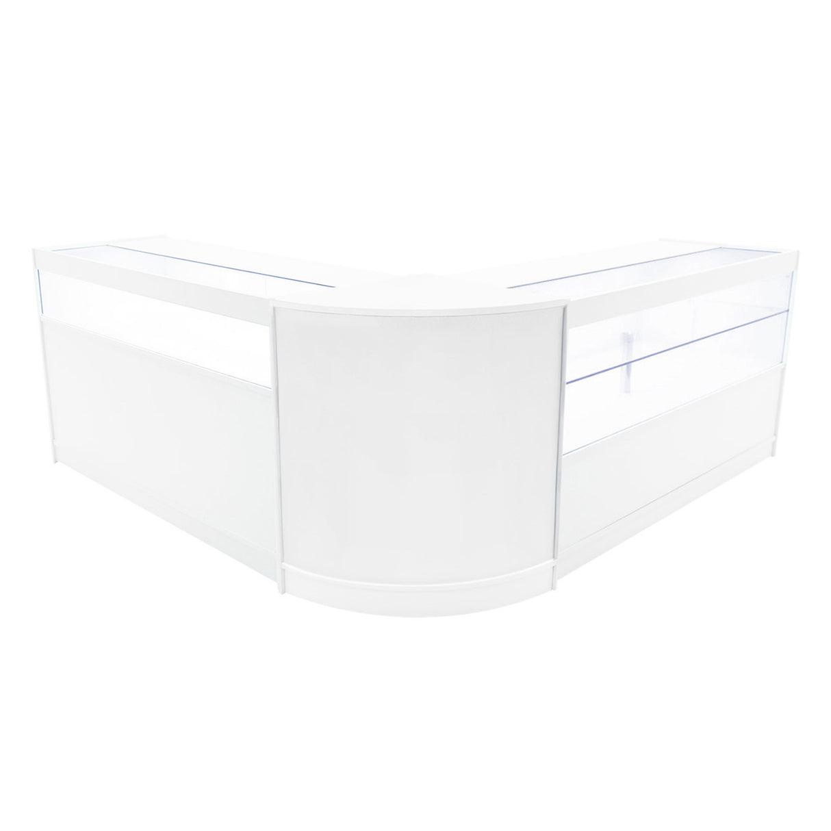 Adonis LED Shop Counter Set B1500, C1500 & CM60 - White