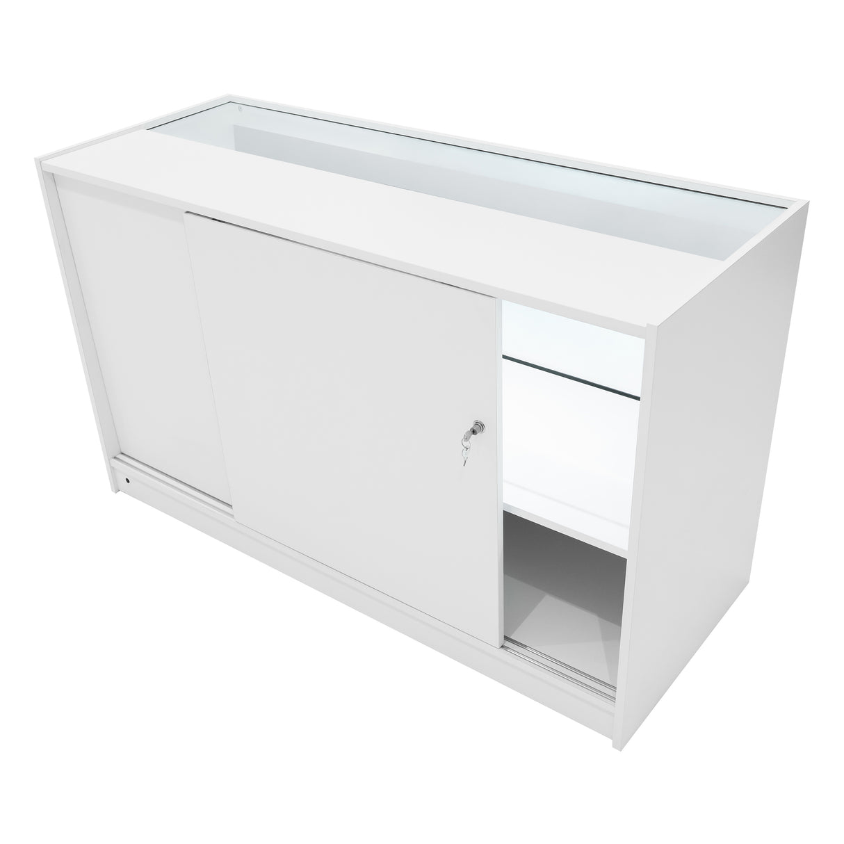 Andromeda LED Shop Counter Set LM60 & 2 x C1500 - White