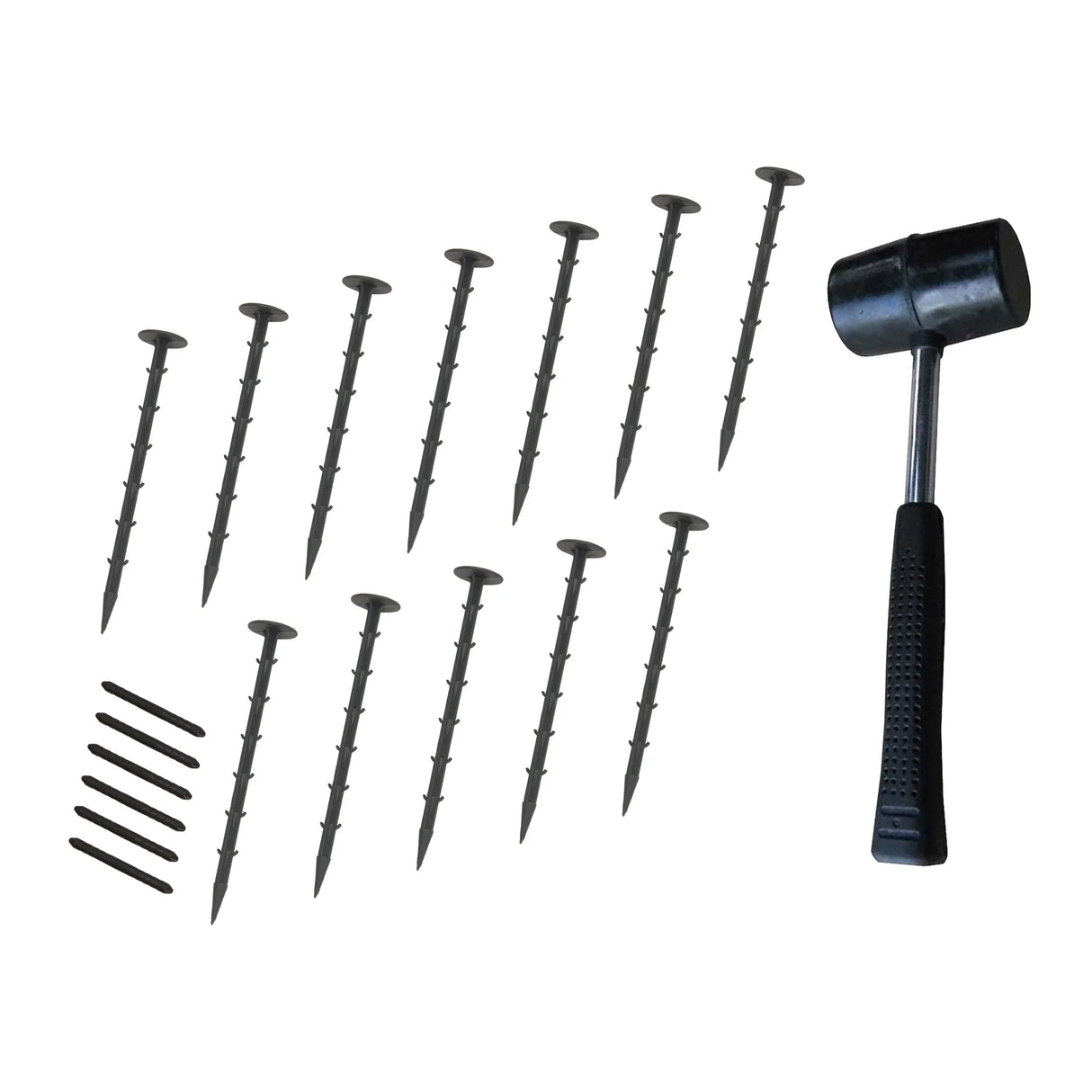 Flexible Lawn Edging 48m With Mallet - Black