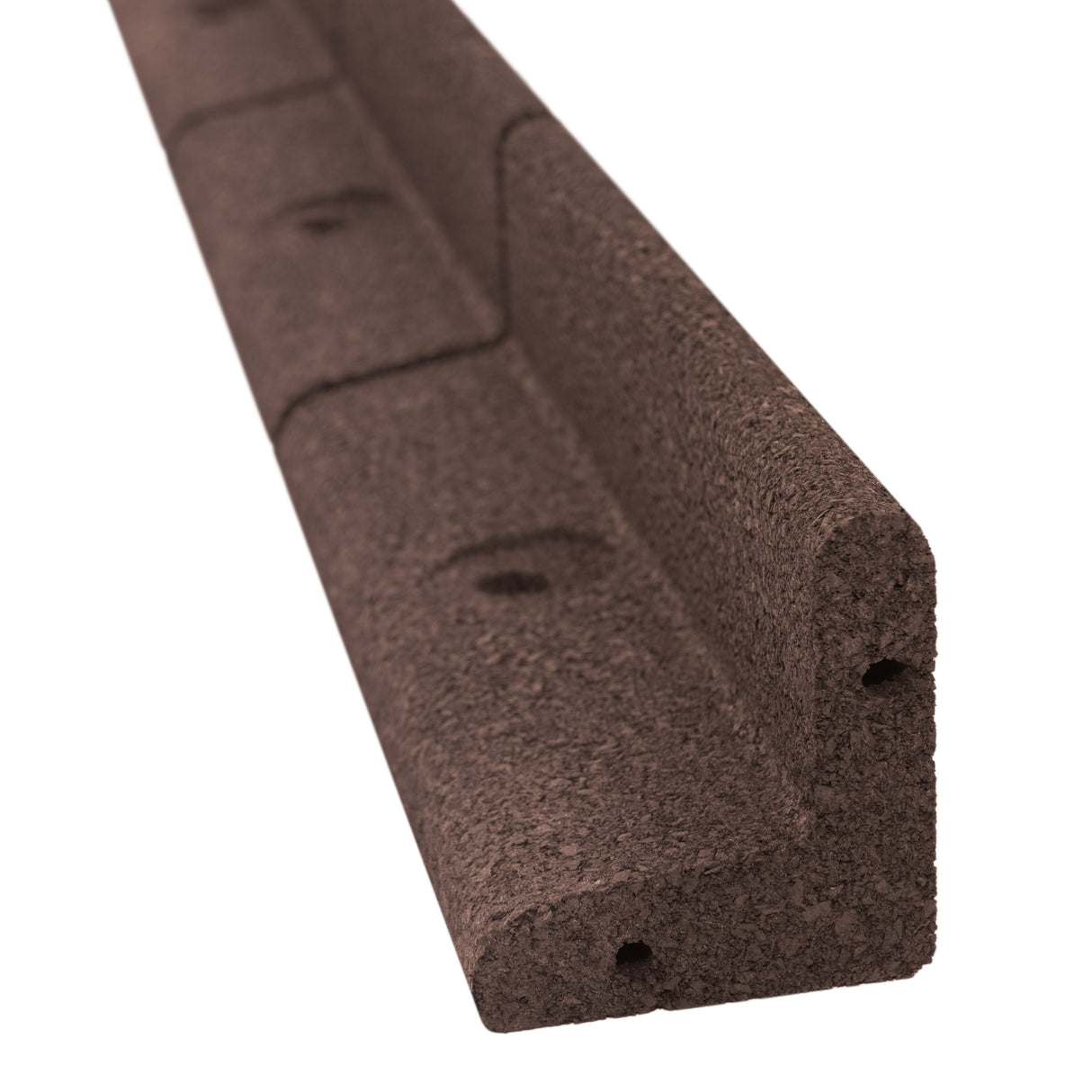 Flexible Lawn Edging 12 x 1.2m With Mallet - Brown