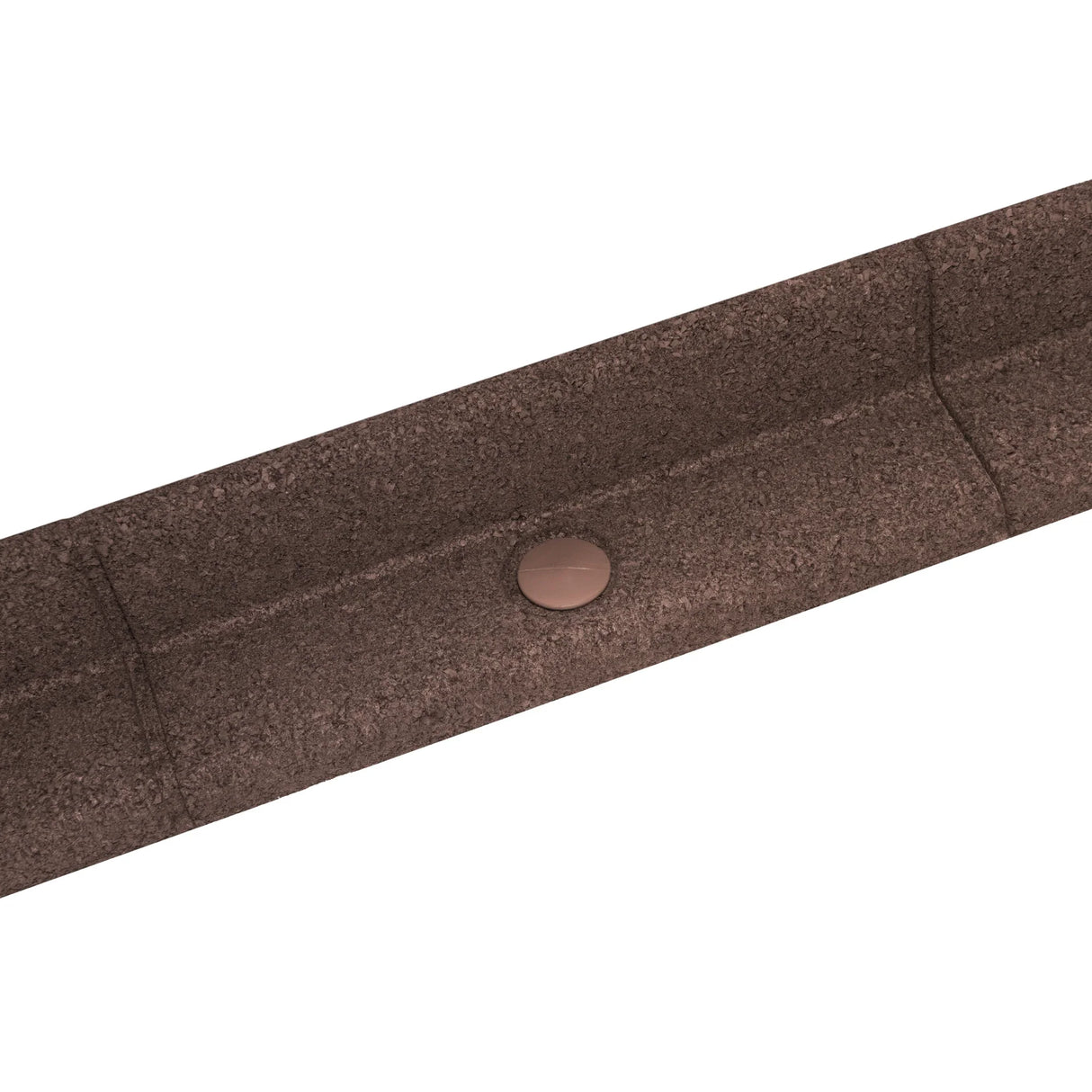Flexible Lawn Edging 28 x 1.2m With Mallet - Brown