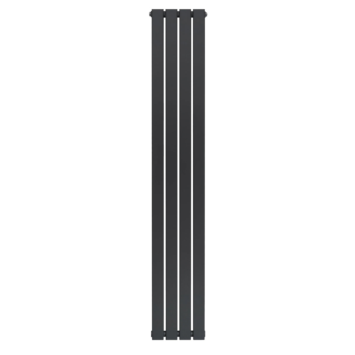 Flat single column radiator in anthracite grey, 1800 x 280mm, featuring a sleek, modern design with a smooth finish and vertical orientation