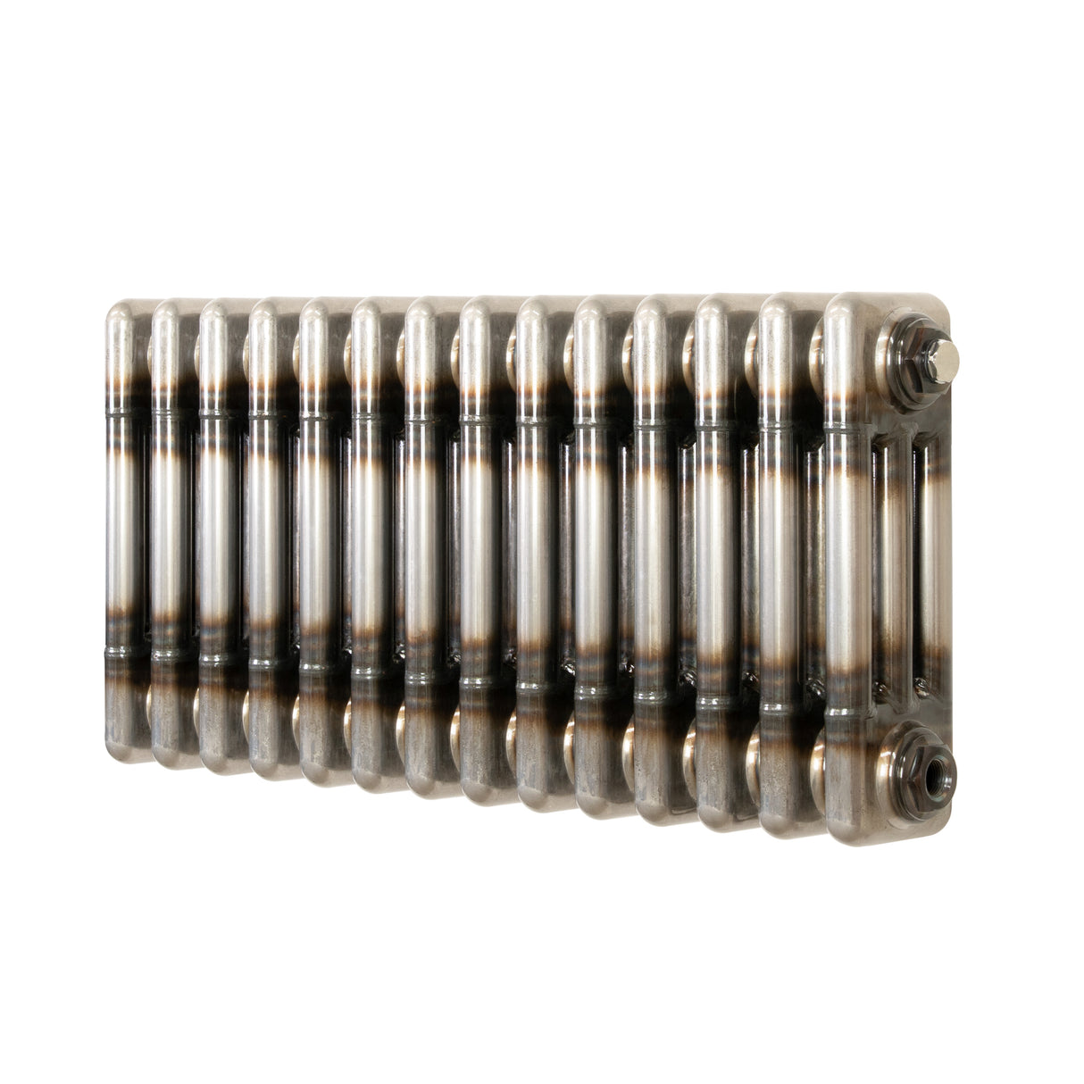 Traditional 3 Column Radiator - 300 x 650mm - Raw Metal