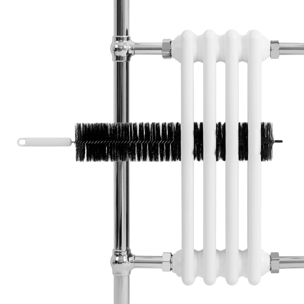 Traditional Heated Towel Rail Radiator – 950mm x 480mm – White