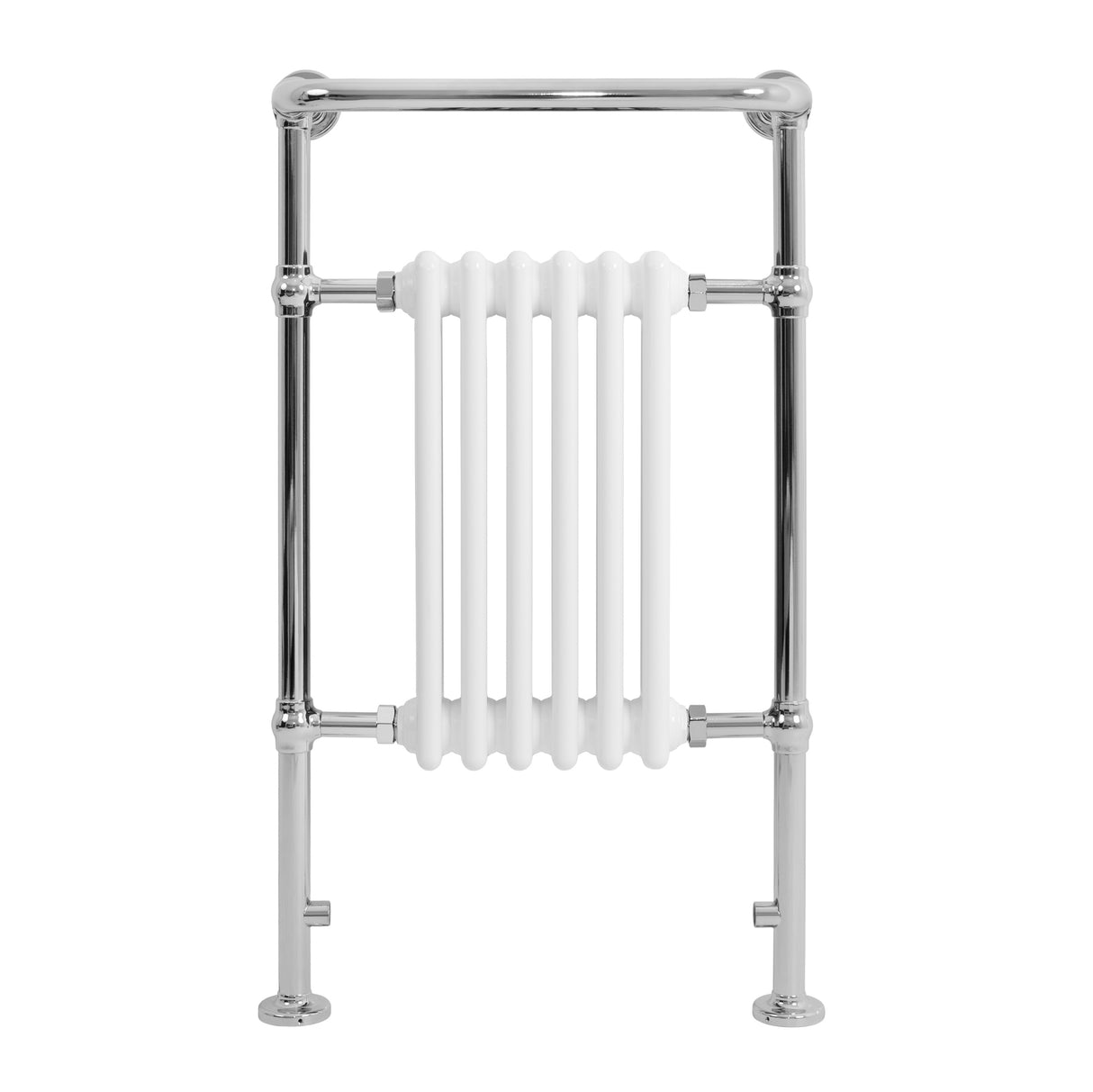 Traditional Heated Towel Rail Radiator – 950mm x 570mm – White