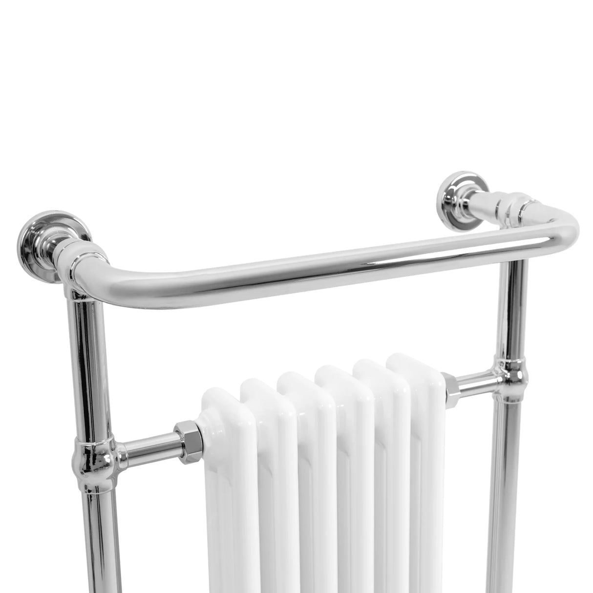 Traditional Heated Towel Rail Radiator – 950mm x 570mm – White