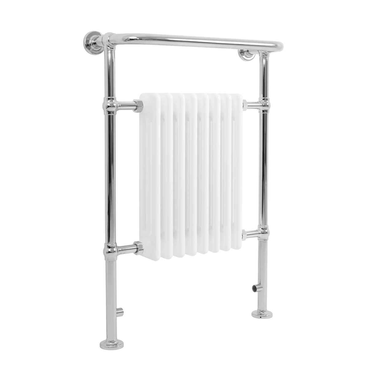 Traditional Heated Towel Rail Radiator – 950mm x 660mm – White