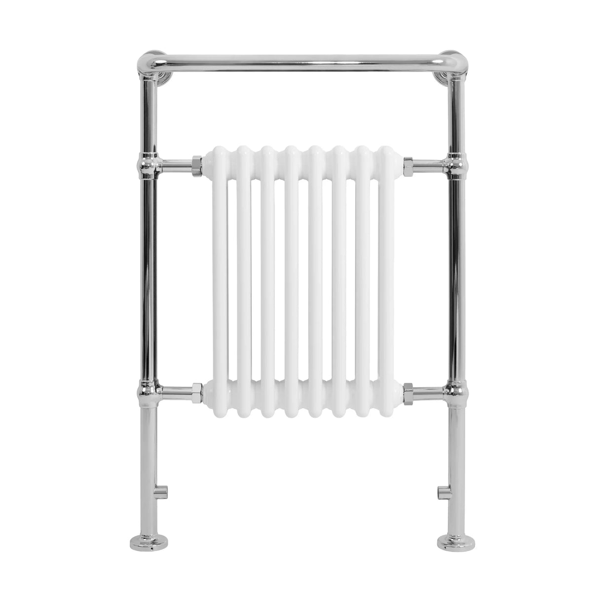 Traditional Heated Towel Rail Radiator – 950mm x 660mm – White