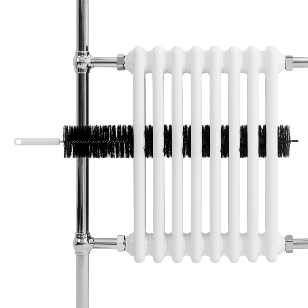 Traditional Heated Towel Rail Radiator – 950mm x 660mm – White
